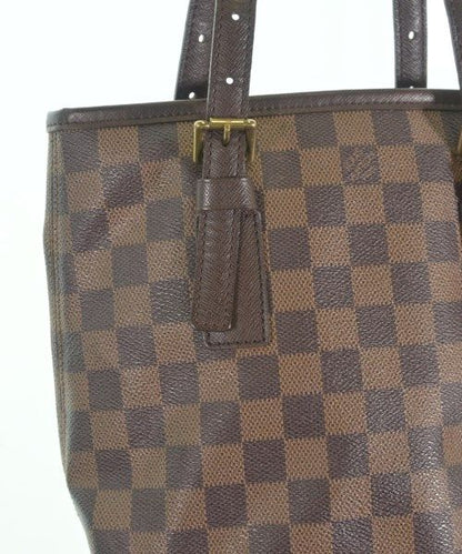 Louis Vuitton Damier Marais Handbag Bucket Bag Brown — view 6