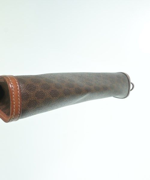 Celine Macadam Pattern Clutch Bag Brown — view 8