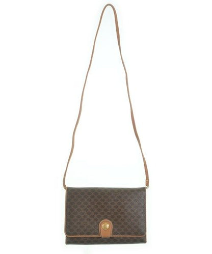 Celine Macadam Pattern Shoulder Bag Brown — view 3