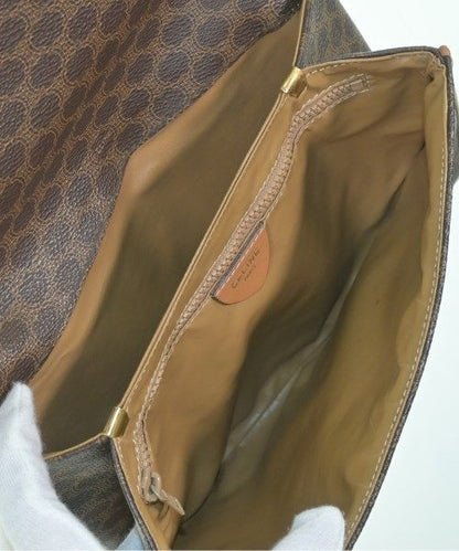 Celine Macadam Pattern Shoulder Bag Brown — view 4