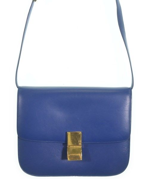 Celine Classic Box Medium Shoulder Bag Blue