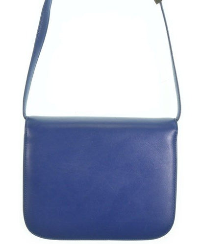 Celine Classic Box Medium Shoulder Bag Blue — view 2