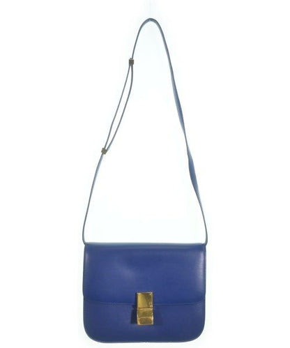 Celine Classic Box Medium Shoulder Bag Blue — view 3