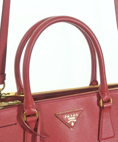 Prada Saffiano Galleria 2-Way Handbag Red — view 6