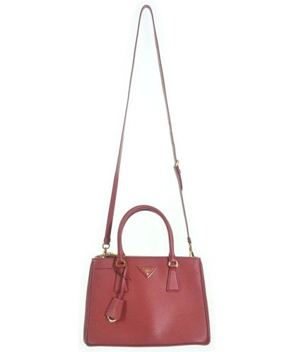 Prada Saffiano Galleria 2-Way Handbag Red — view 3