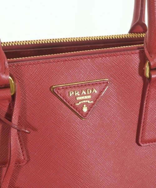 Prada Saffiano Galleria 2-Way Handbag Red — view 7