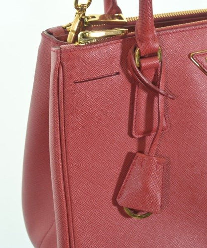 Prada Saffiano Galleria 2-Way Handbag Red — view 8
