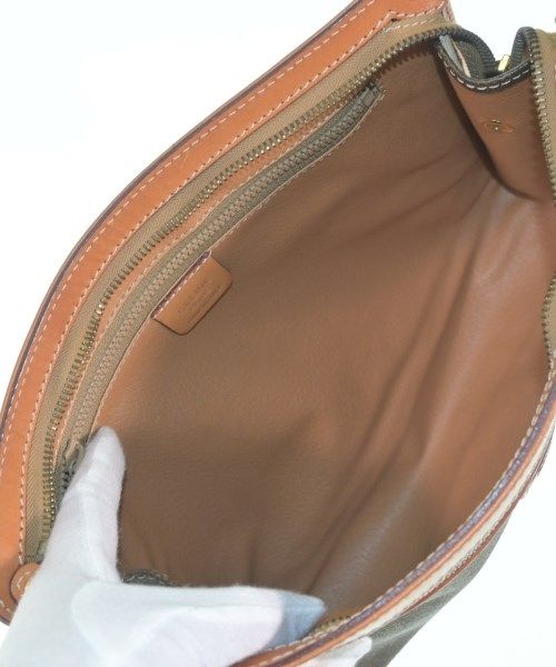 Celine Macadam Pattern Clutch Bag Brown — view 3