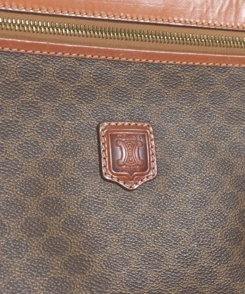 Celine Macadam Pattern Clutch Bag Brown — view 7