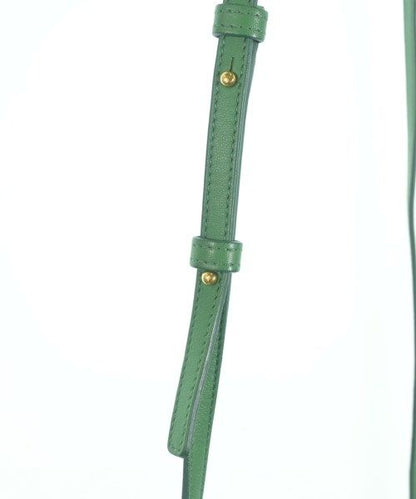 Celine Trio Small Leather Shoulder Bag Green — view 7