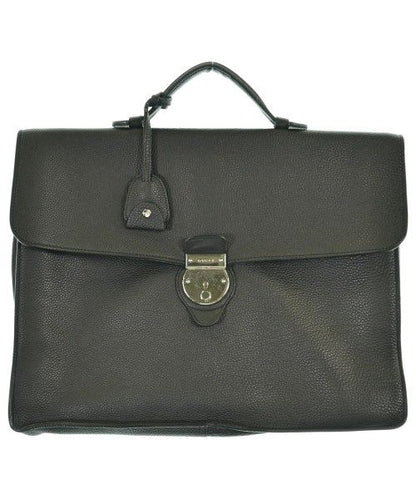 Gucci Leather Briefcase Business Bag Black