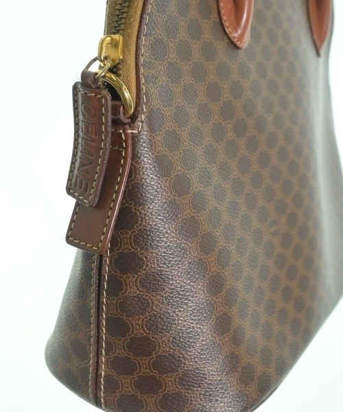 Celine Macadam Pattern Handbag Brown — view 6