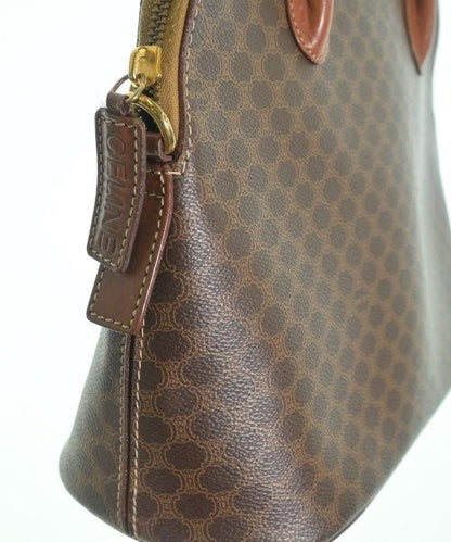 Celine Macadam Pattern Handbag Brown — view 6