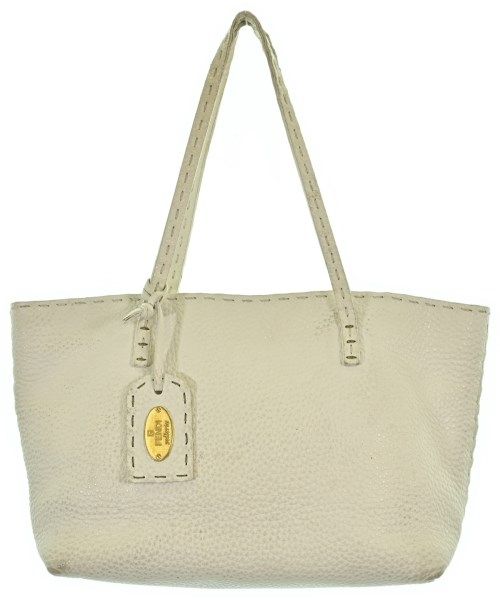 Fendi Selleria Handbag White