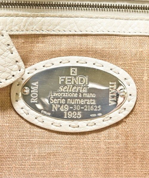 Fendi Selleria Handbag White — view 4
