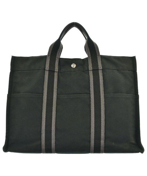 Hermes Fourre Tout MM Tote Bag Black