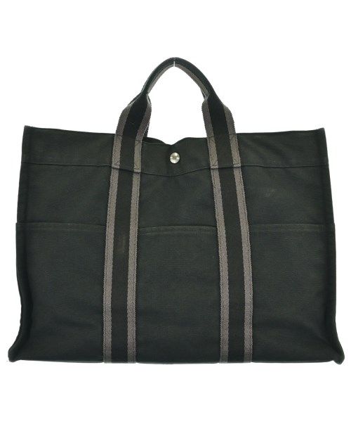 Hermes Fourre Tout MM Tote Bag Black — view 2