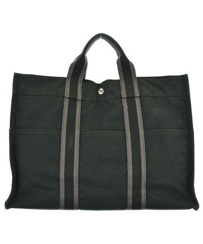 Hermes Fourre Tout MM Tote Bag Black — view 2