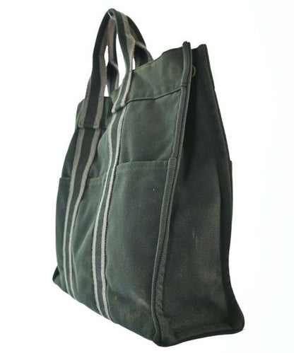 Hermes Fourre Tout MM Tote Bag Black — view 8