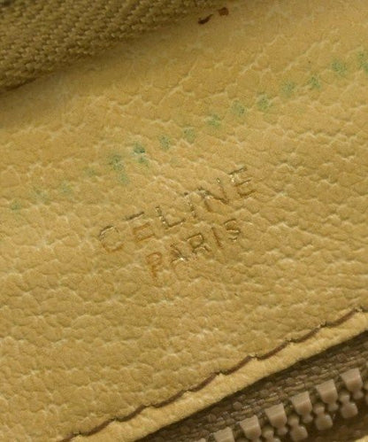 Celine Macadam Pattern Clutch Bag Brown — view 4