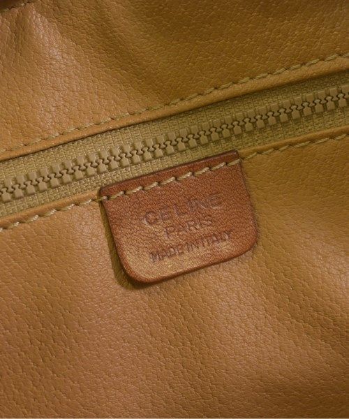 Celine Macadam Pattern Mini Boston Bag Brown — view 4