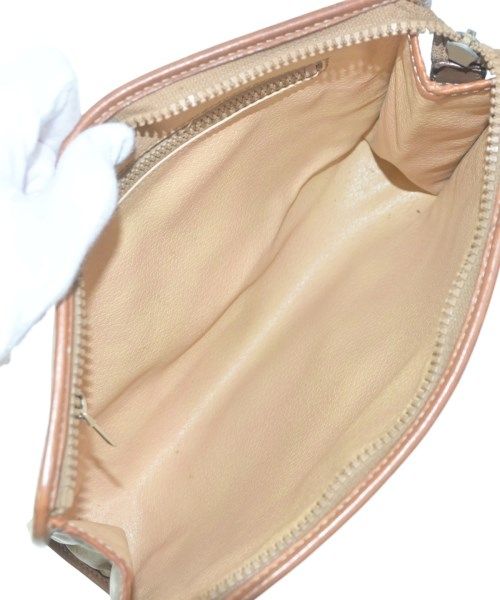 Celine Macadam Pattern Clutch Bag Beige — view 3