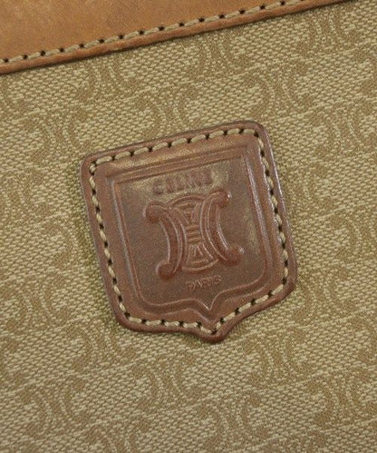 Celine Macadam Pattern Clutch Bag Beige — view 4