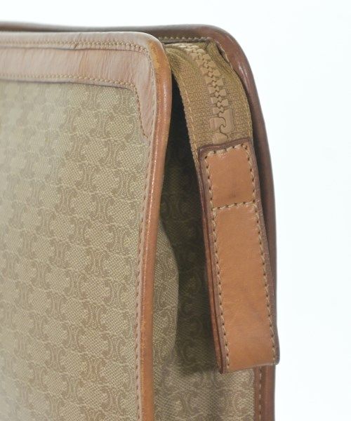 Celine Macadam Pattern Clutch Bag Beige — view 7