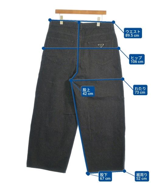 Prada Denim Pants Black — view 6
