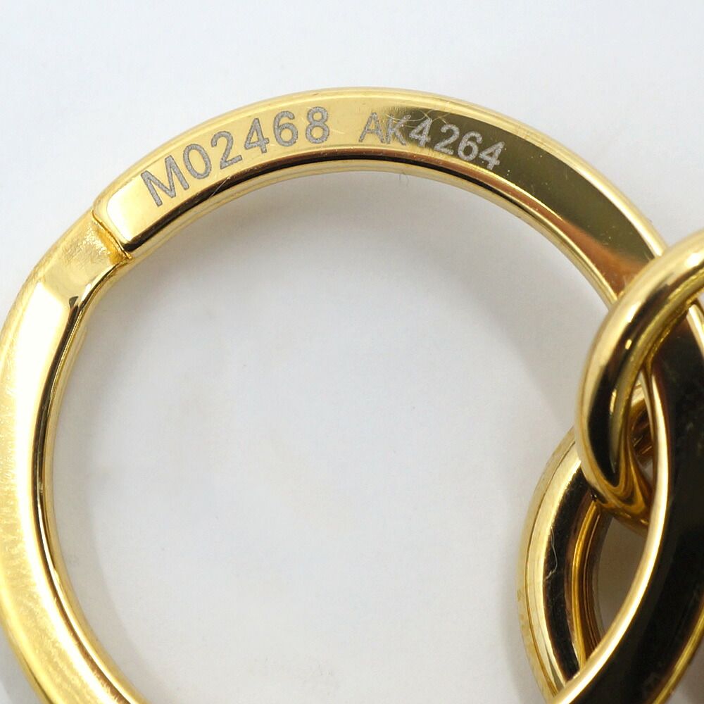 Louis Vuitton Key Ring Super Flat Takashi Murakami Gold Metal Key Holder — view 5