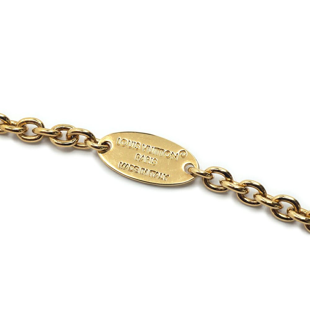 Louis Vuitton Necklace Super Flat Takashi Murakami Metal Gold — view 5