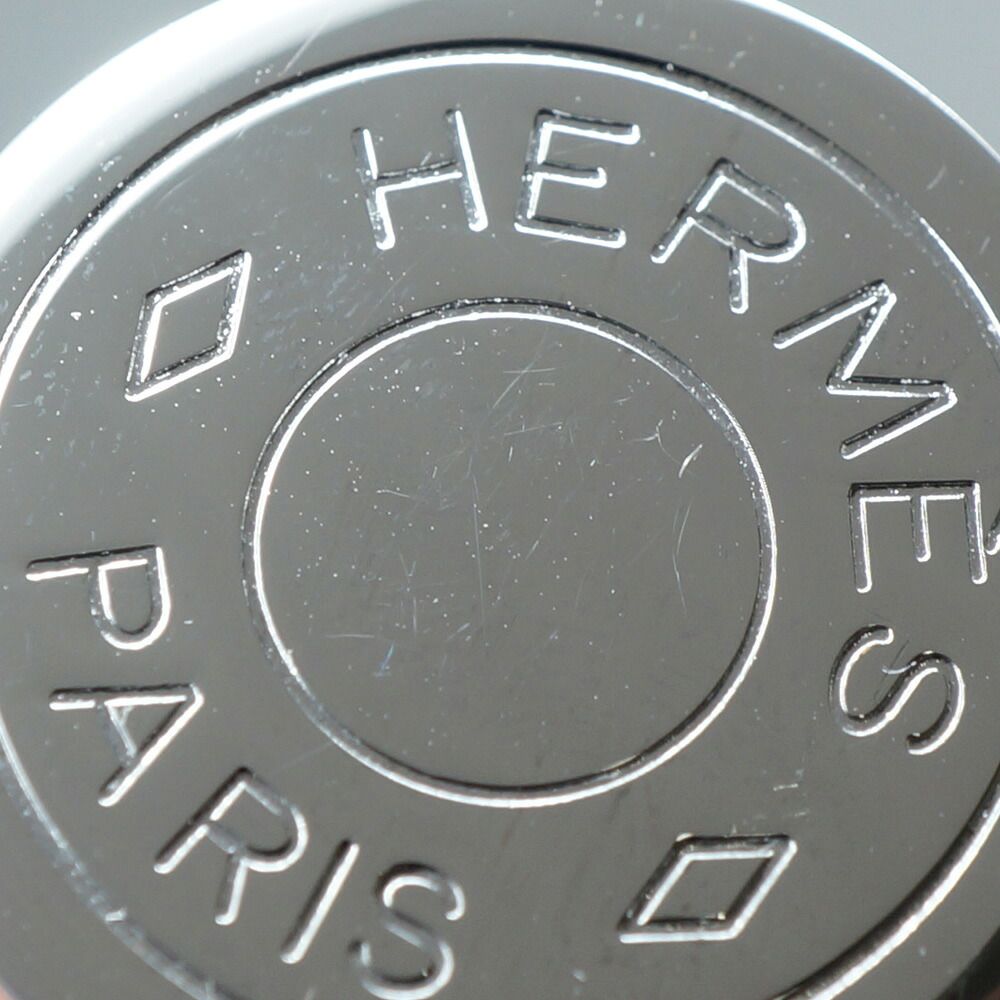 Hermes Sellier Earrings Silver — view 6
