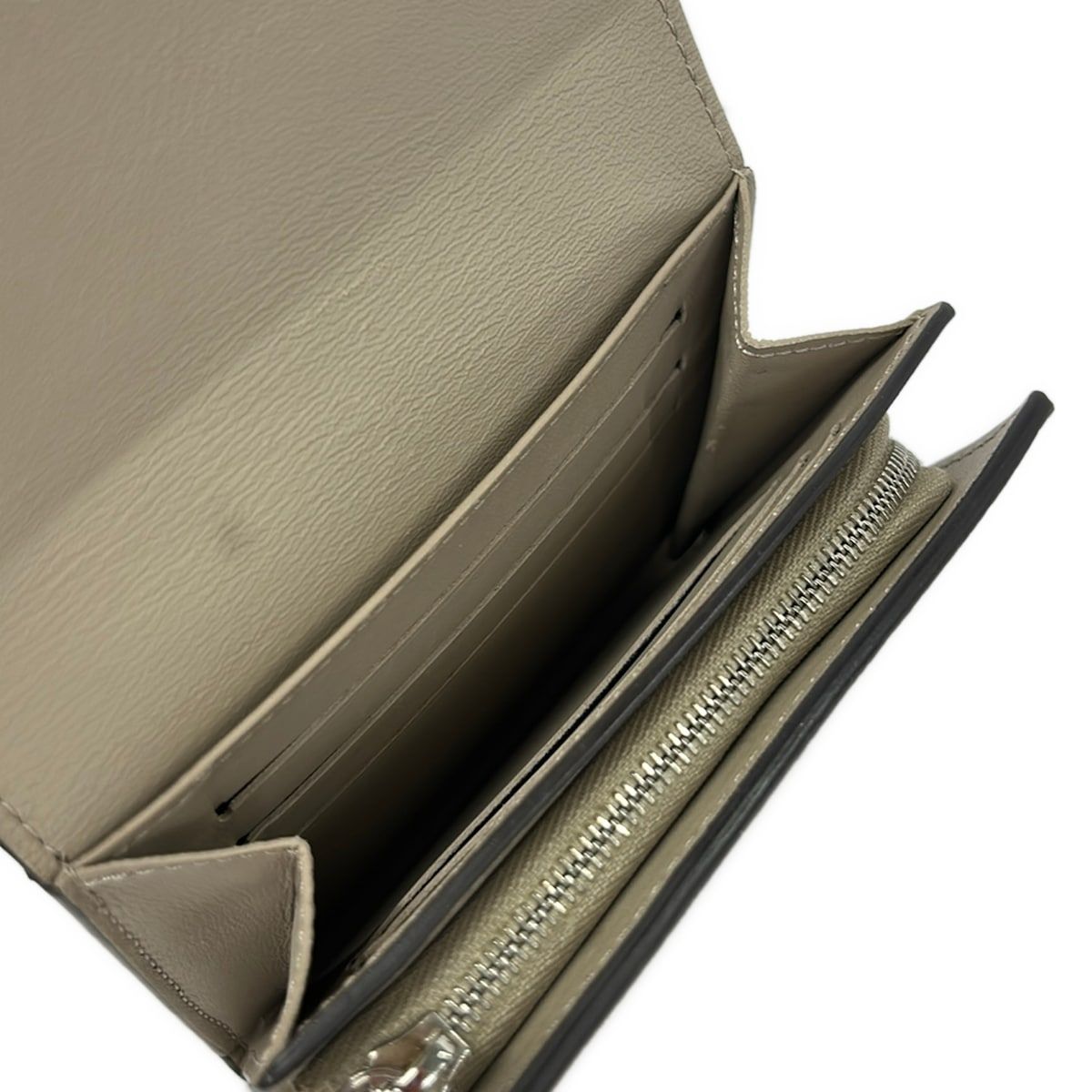 Louis Vuitton Bifold Wallet Mahina Portefeuille Iris Compact Galet Leather — view 4