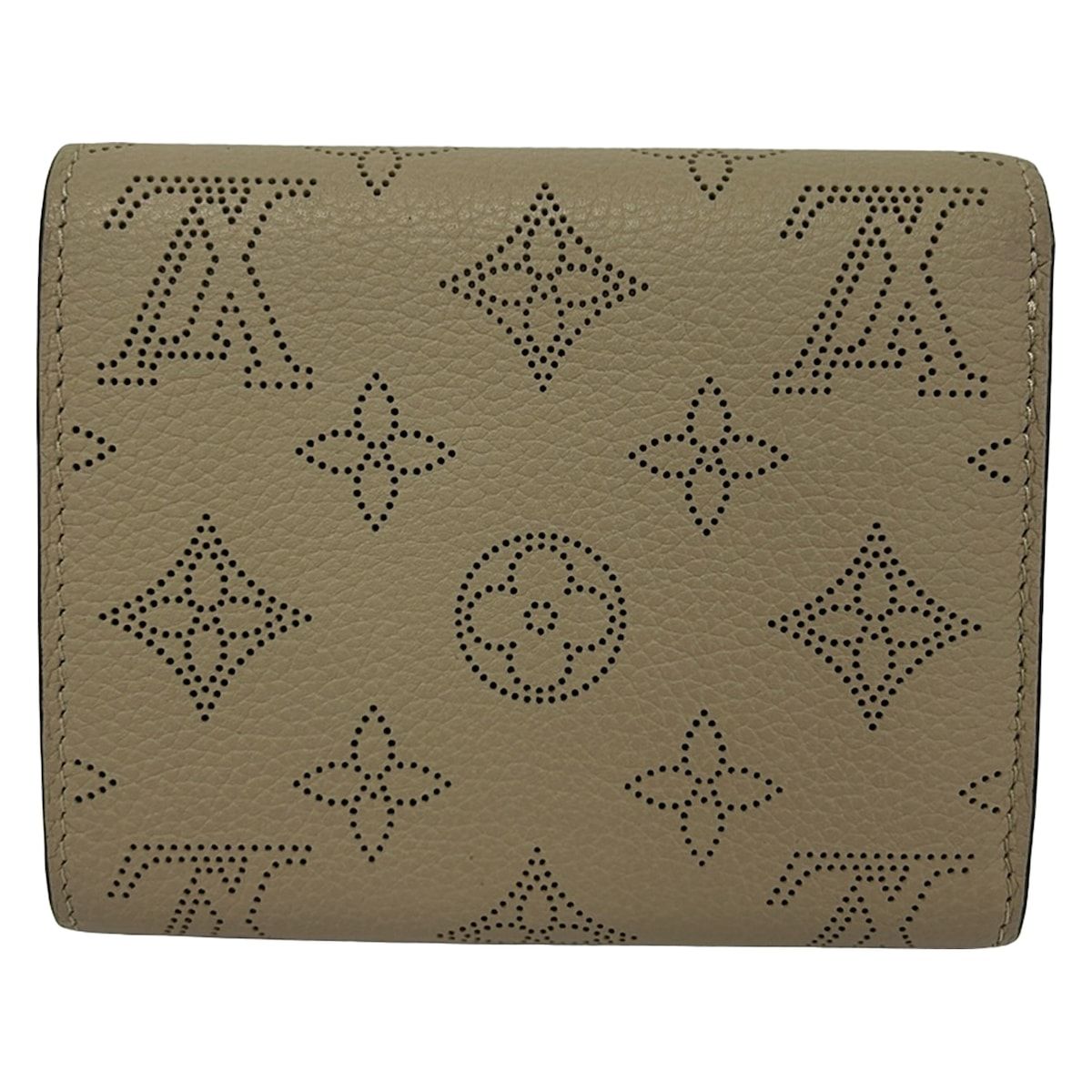 Louis Vuitton Bifold Wallet Mahina Portefeuille Iris Compact Galet Leather — view 2