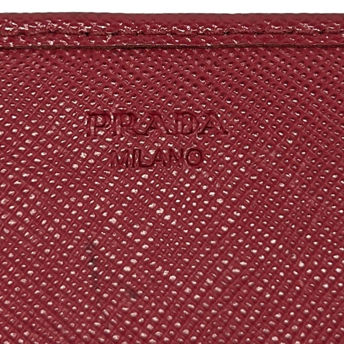 Prada Wallet Pink Ribbon Leather — view 6