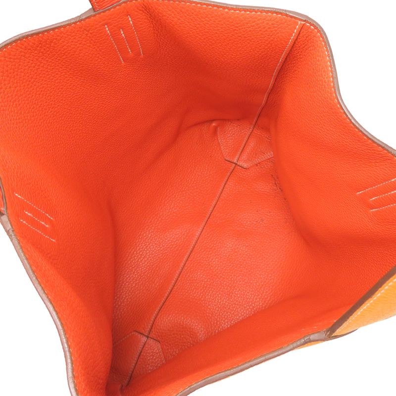 Hermes Tote Bag Yellow — view 6