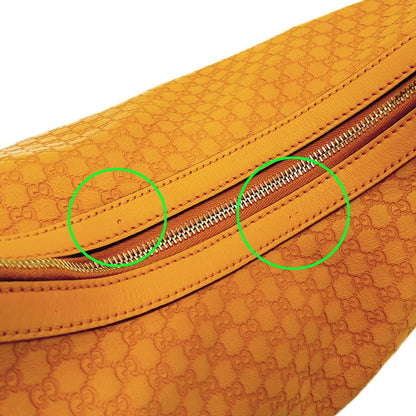 Gucci Shoulder Bag Micro Guccissima Leather Orange GG — view 7