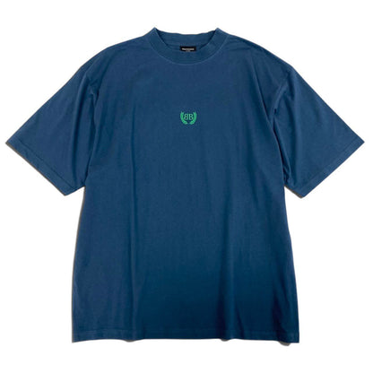 Balenciaga BB Laurel Embroidery T-Shirt Blue Cotton M — view 2