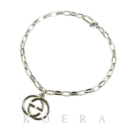 Gucci 925 Sterling Silver Interlocking G Bracelet 21