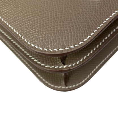Hermes Shoulder Bag Constance Miroir 18 Etoupe Silver — view 7