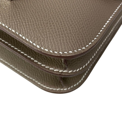 Hermes Shoulder Bag Constance Miroir 18 Etoupe Silver — view 6