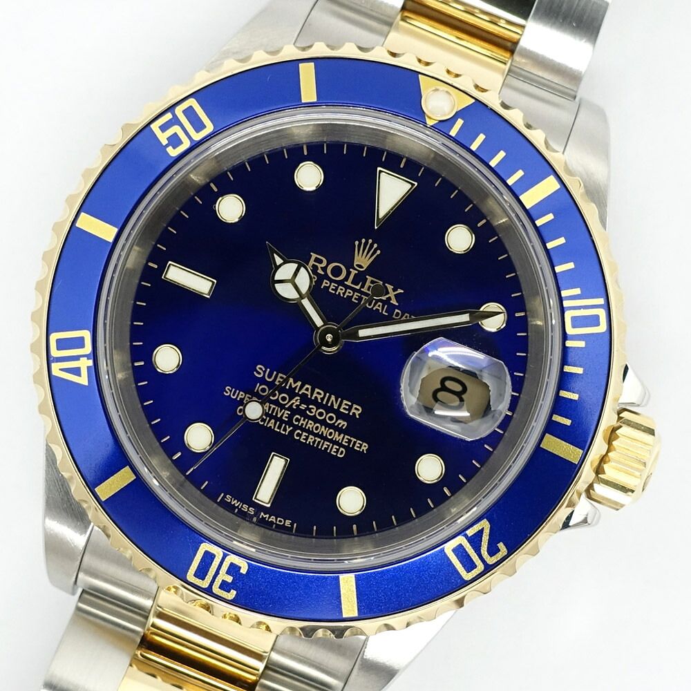 Rolex Submariner Date 40 Blue Sub SS YG Dial — view 2
