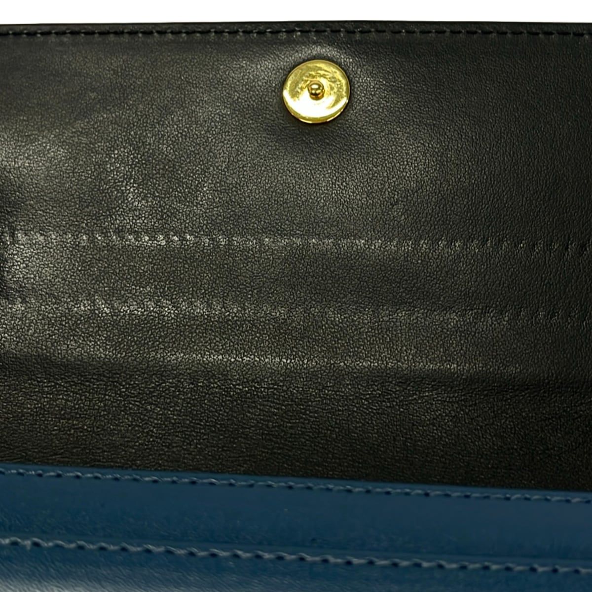 Fendi Wallet by the Way Navy Leather — view 8
