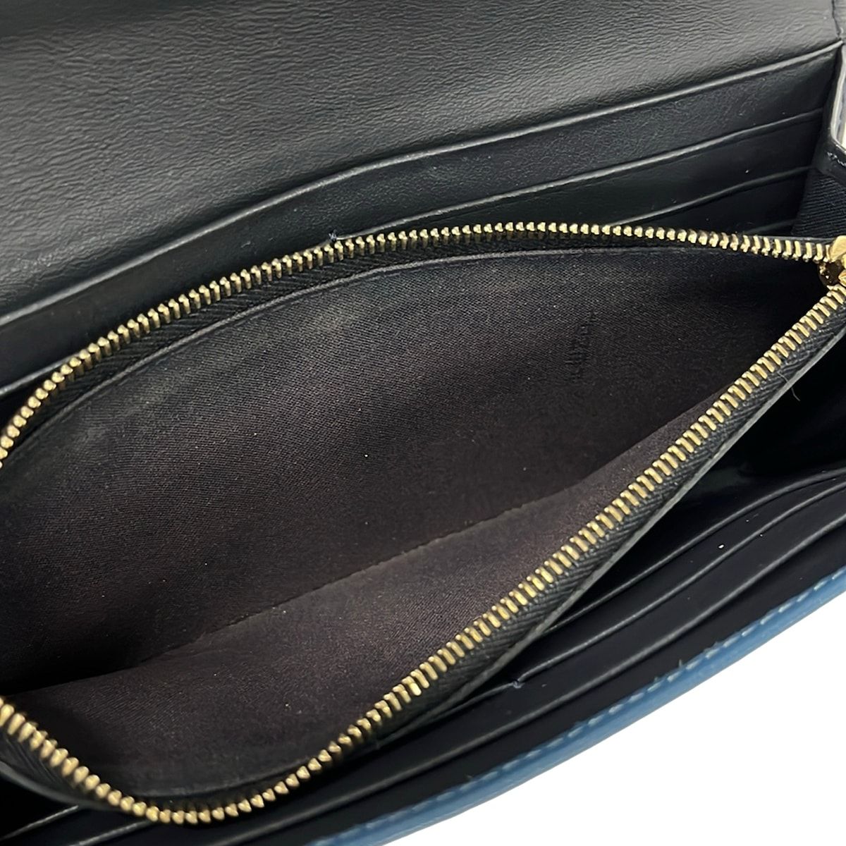Fendi Wallet by the Way Navy Leather — view 5