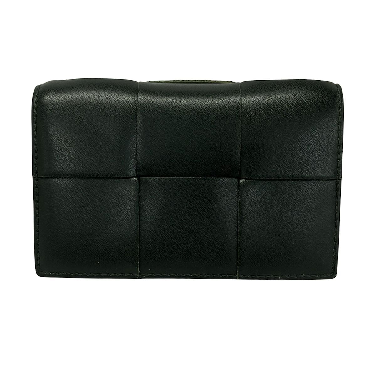 Bottega Veneta Card Case Cassette Dark Gray