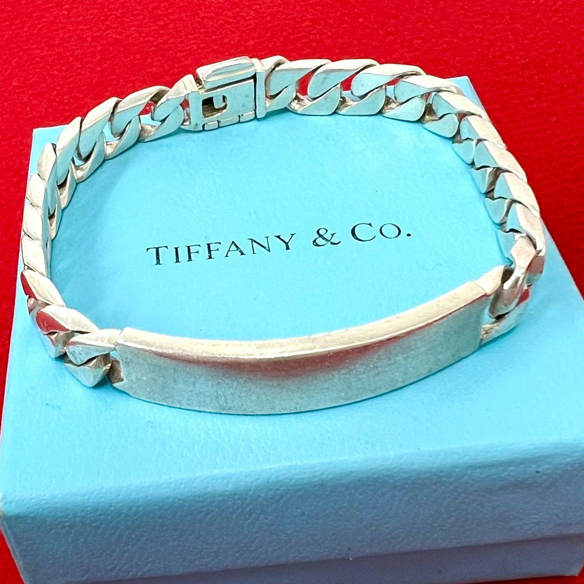 Tiffany & Co Vintage ID Bracelet 925 Sterling Silver