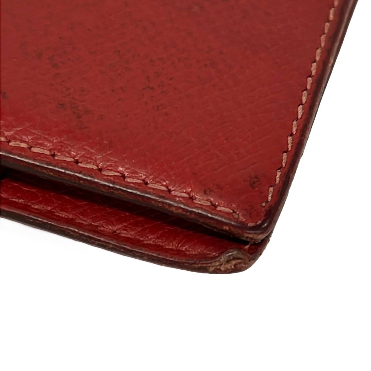 Hermes Wallet Bearn Vermilion Silver — view 7