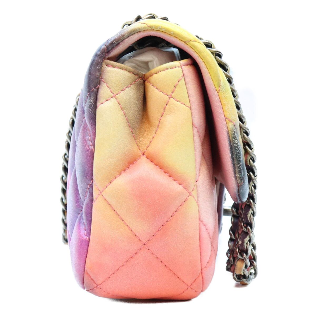 Chanel Multicolor Lambskin Rsv S Flap Flower Power Quilted 23 Shoulder Bag — view 4