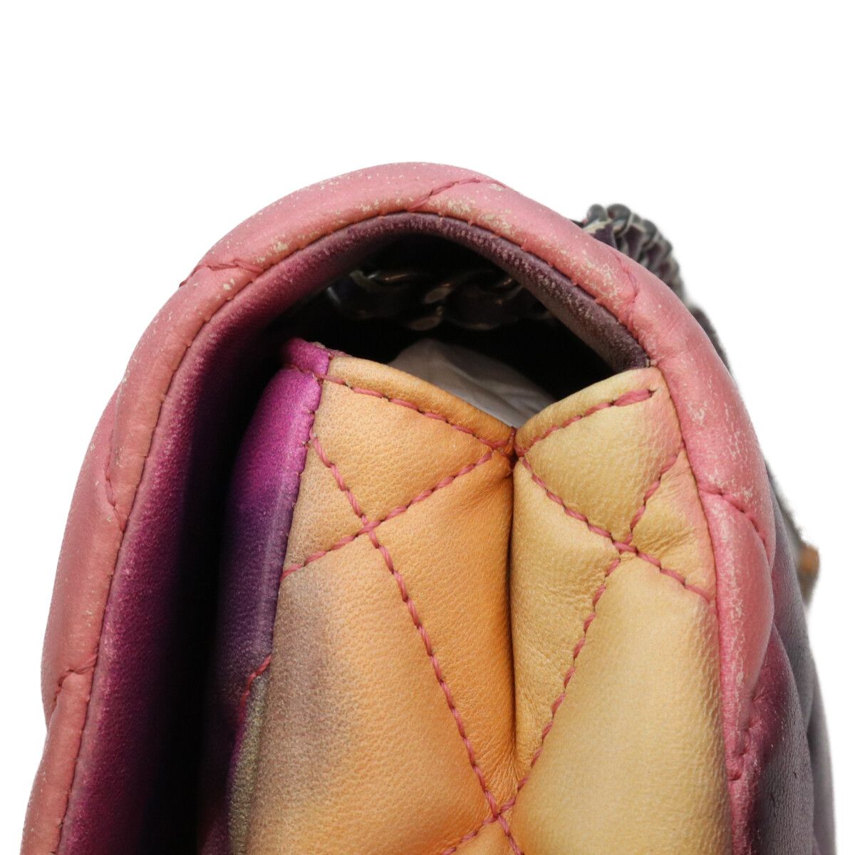 Chanel Multicolor Lambskin Rsv S Flap Flower Power Quilted 23 Shoulder Bag — view 8