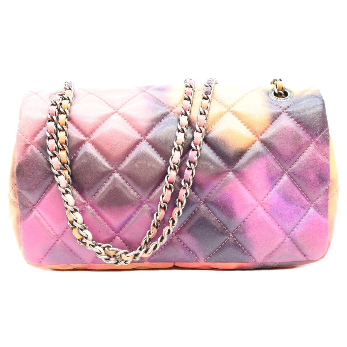 Chanel Multicolor Lambskin Rsv S Flap Flower Power Quilted 23 Shoulder Bag — view 3